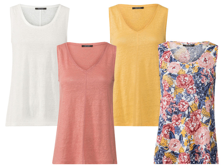 Linnen dames top