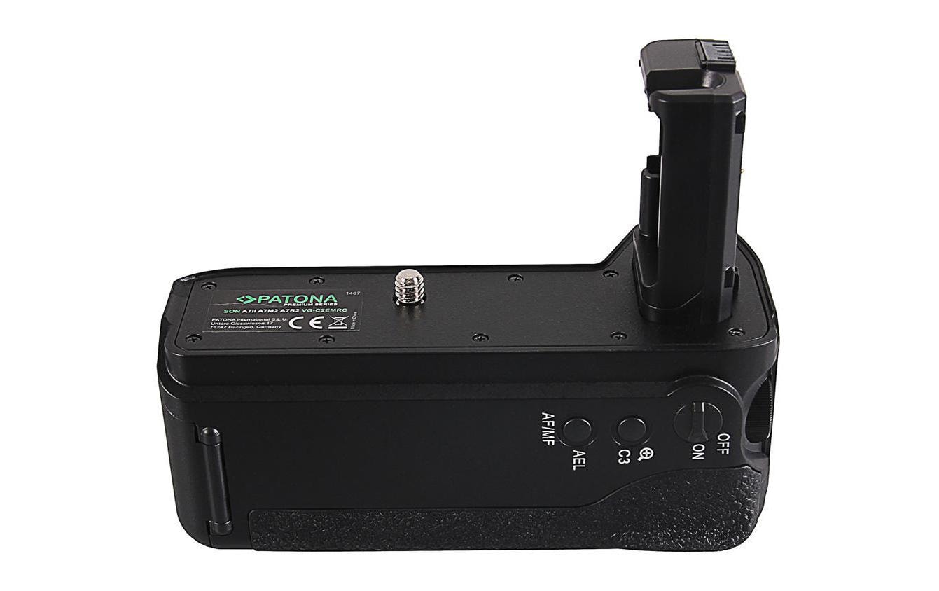 Akkugriff Sony A7 IIPremium Batteriegriff f. Sony A7 II, A7M2 A7R2 VG-C2EMRC f. 2 x NP-FW50 Akkus inkl. Fernbedienung