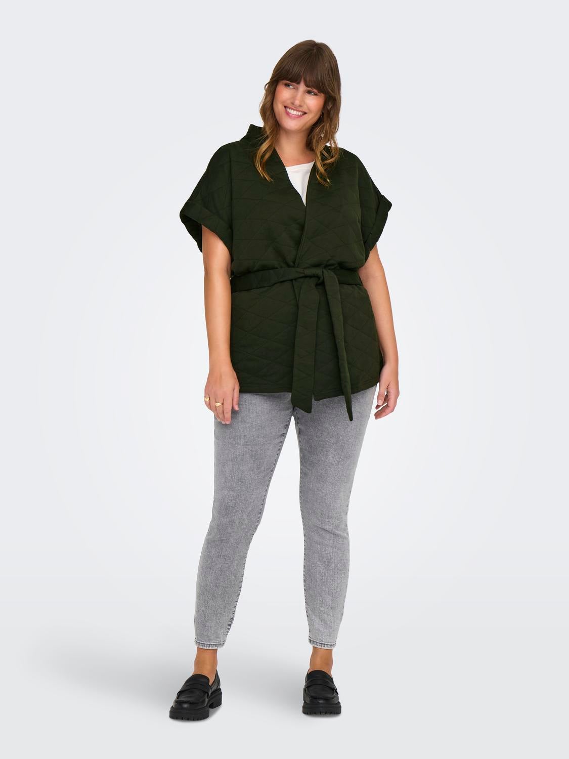 CARSOFFI Sweatshirt-Jacke Rosin
