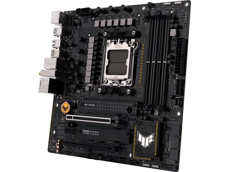 ASUS Mainboard TUF GAMING B650M-PLUS WIFI Gaming Micro-ATX-Mainboard mit B650-Chipsatz