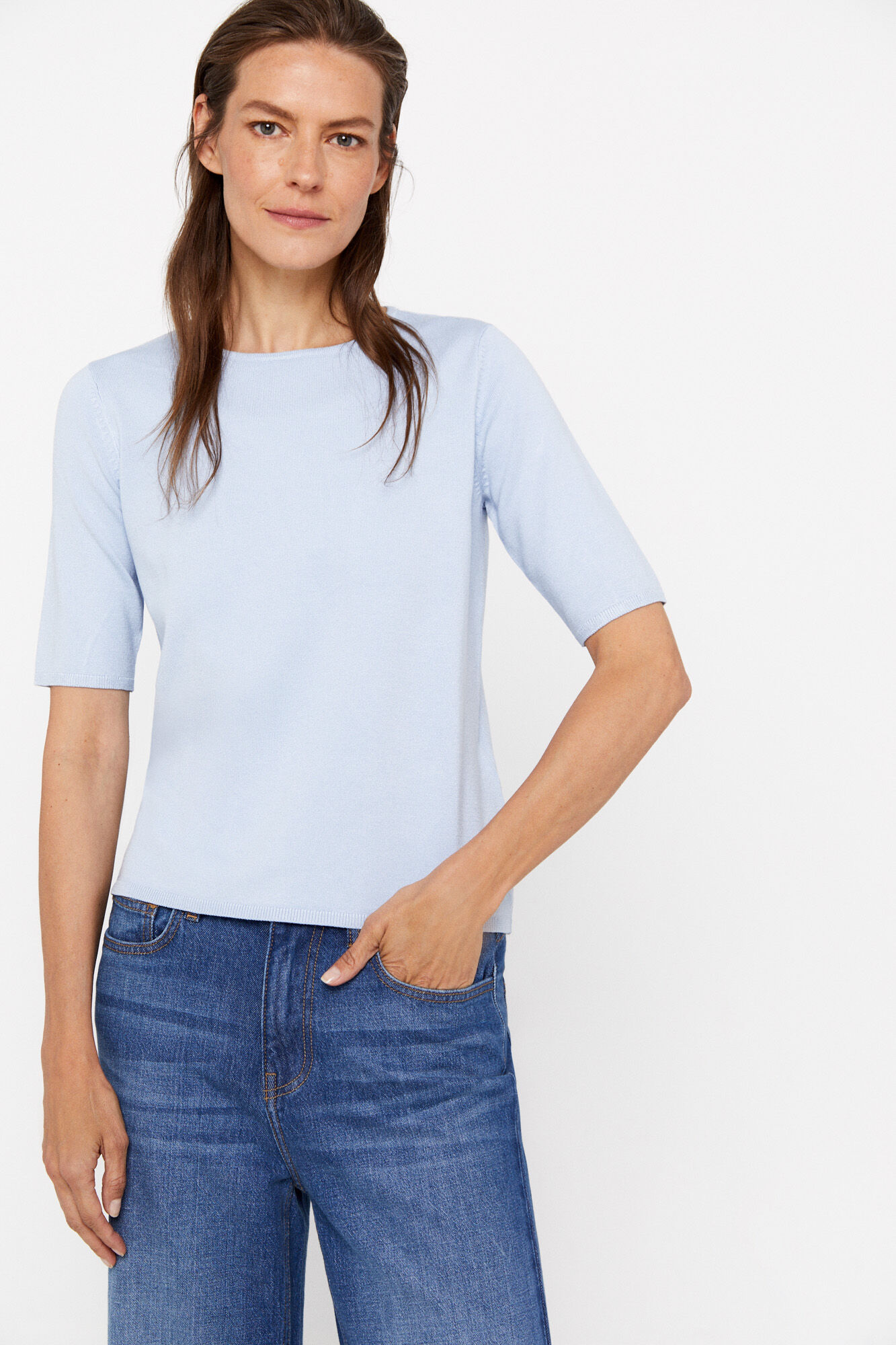 Camisa de manga curta - Azul
