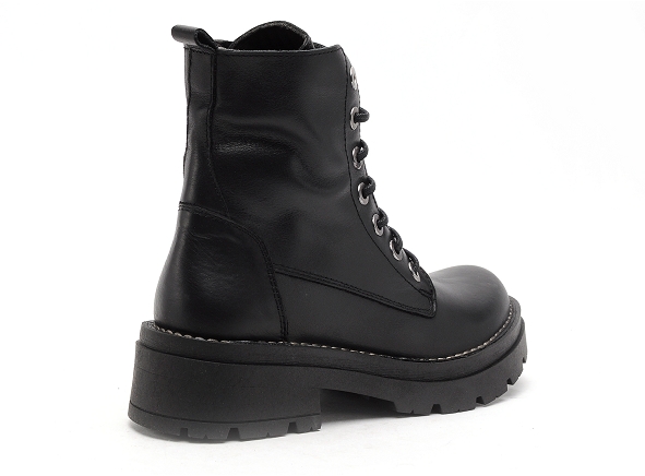 Chacal boots bottine plates femme 6456 noir