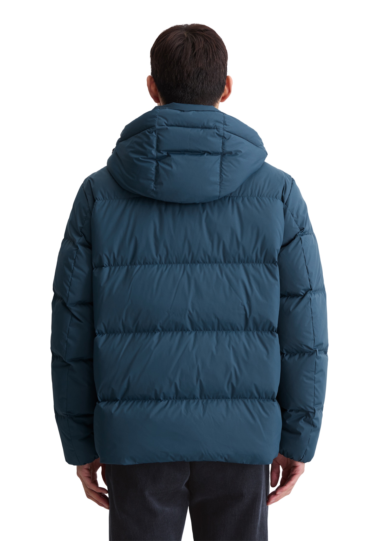 Marc O'Polo Daunenjacke mit Kapuze mit 2-Wege-Zipper und abnehmbarer Kapuze
