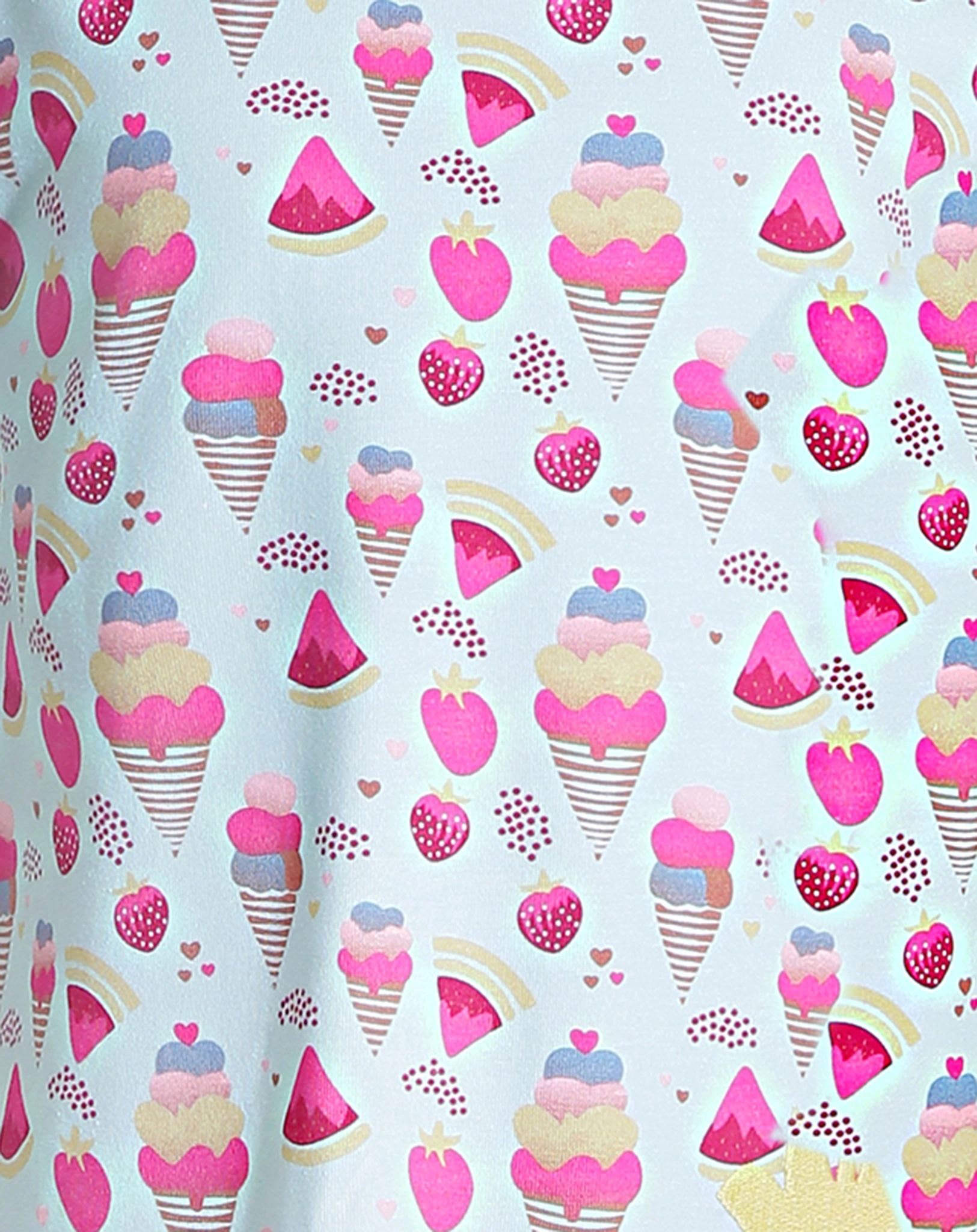 Kurzarm-Kleid ICECREAM in ice blue