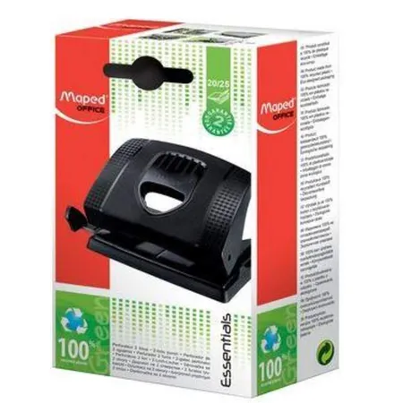 Maped Locher Essentials Green 20/25, schwarz