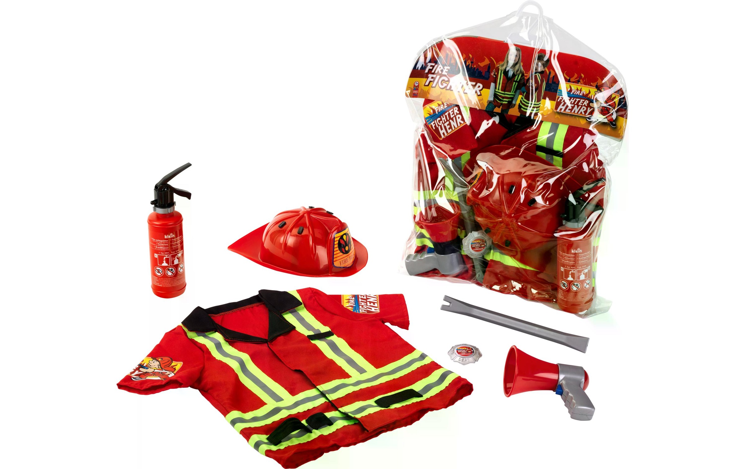 Spielzeug-Arztkoffer »Klein-Toys Rettungsdienst Feuerwehrkostüm«