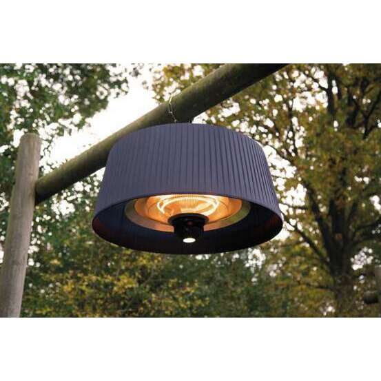Chauffage Sunred suspendu ARTIX noir 1800Watt
