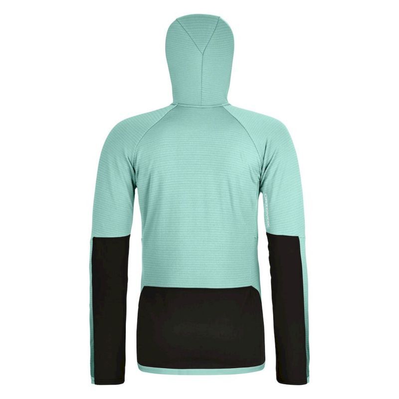 Fleece Rib Hoody - Polaire en laine mérinos femme