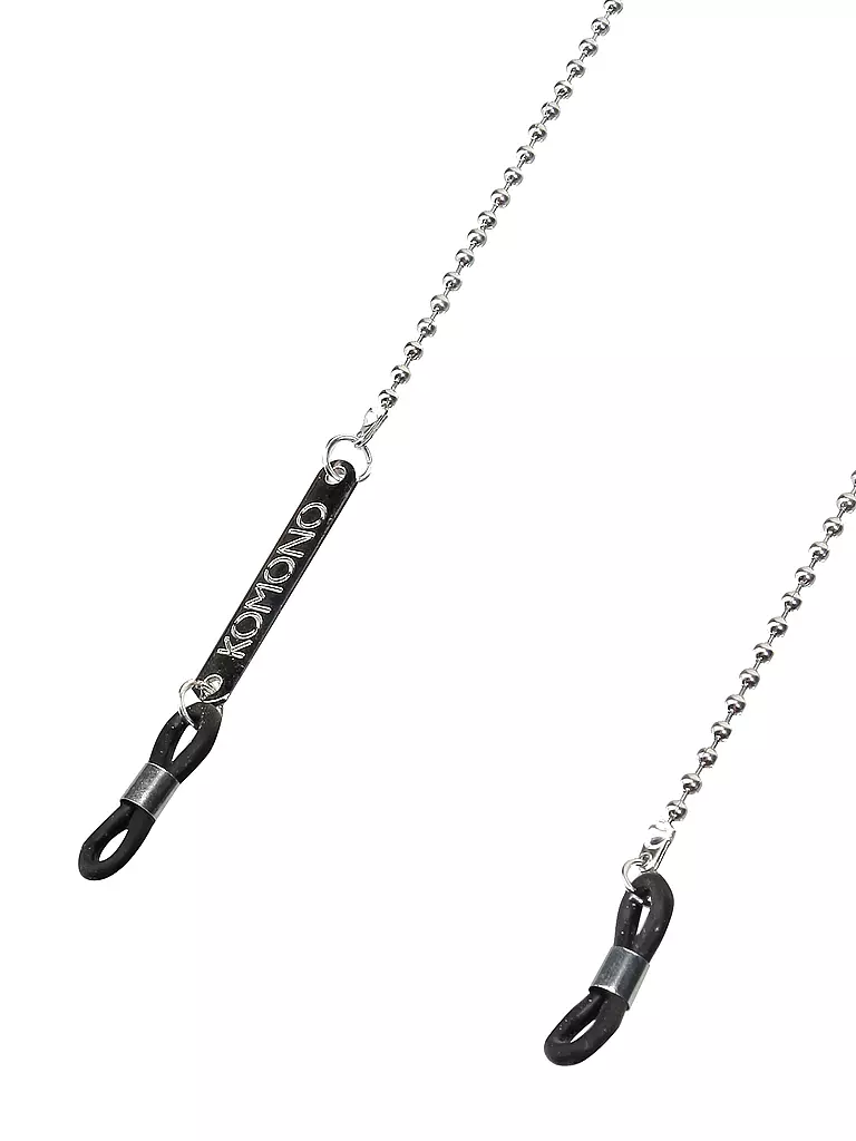 KOMONO Brillenkette Bubble silber