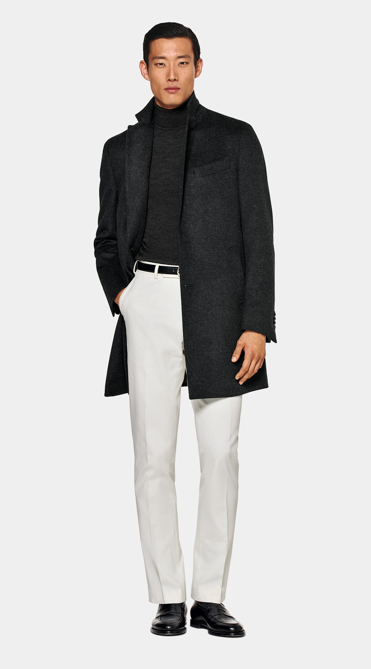 Manteau gris foncé