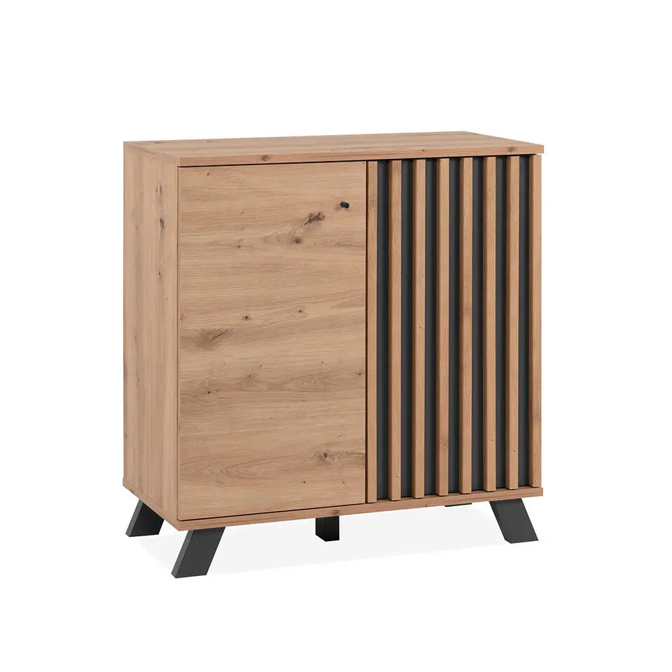 CALICOSY - Dressoir LUBLIN - Licht hout - 85x80x40 cm