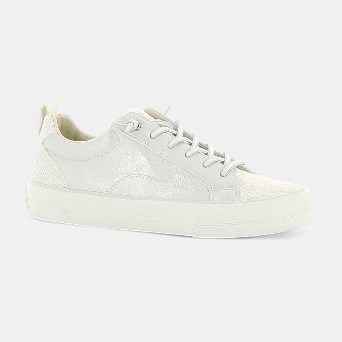Baskets basses Femme argent
