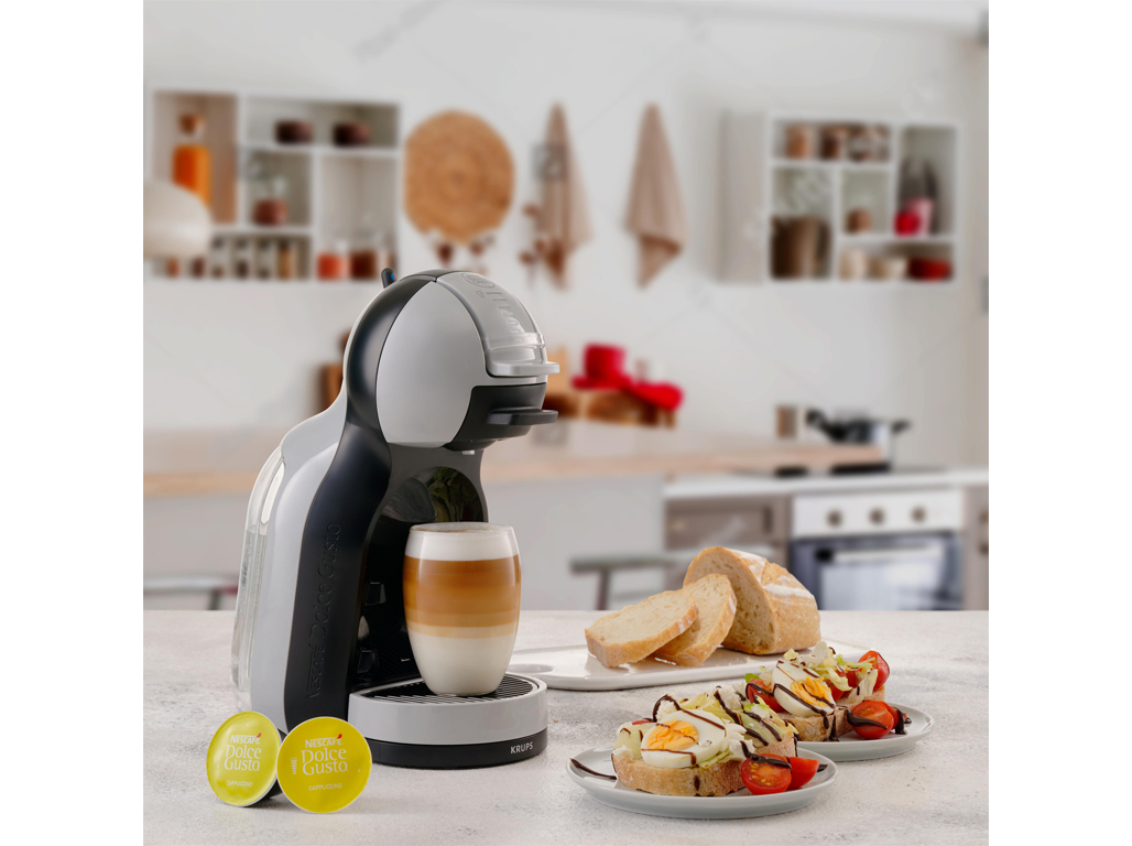 MÁQUINA DE CAFÉ DOLCE GUSTO KRUPS KP123BP16 MINI ME CINZENTO