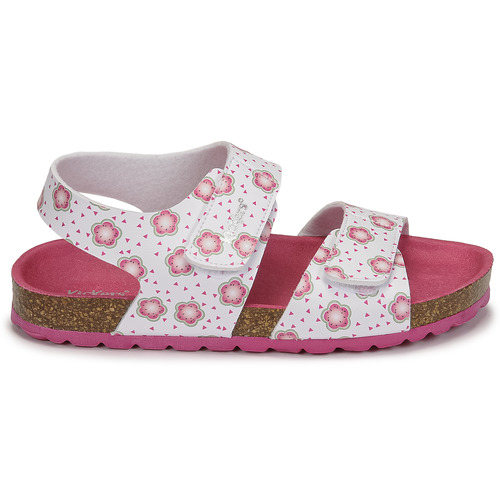 Kickers - SUMMERKRO - Rose / Blanc