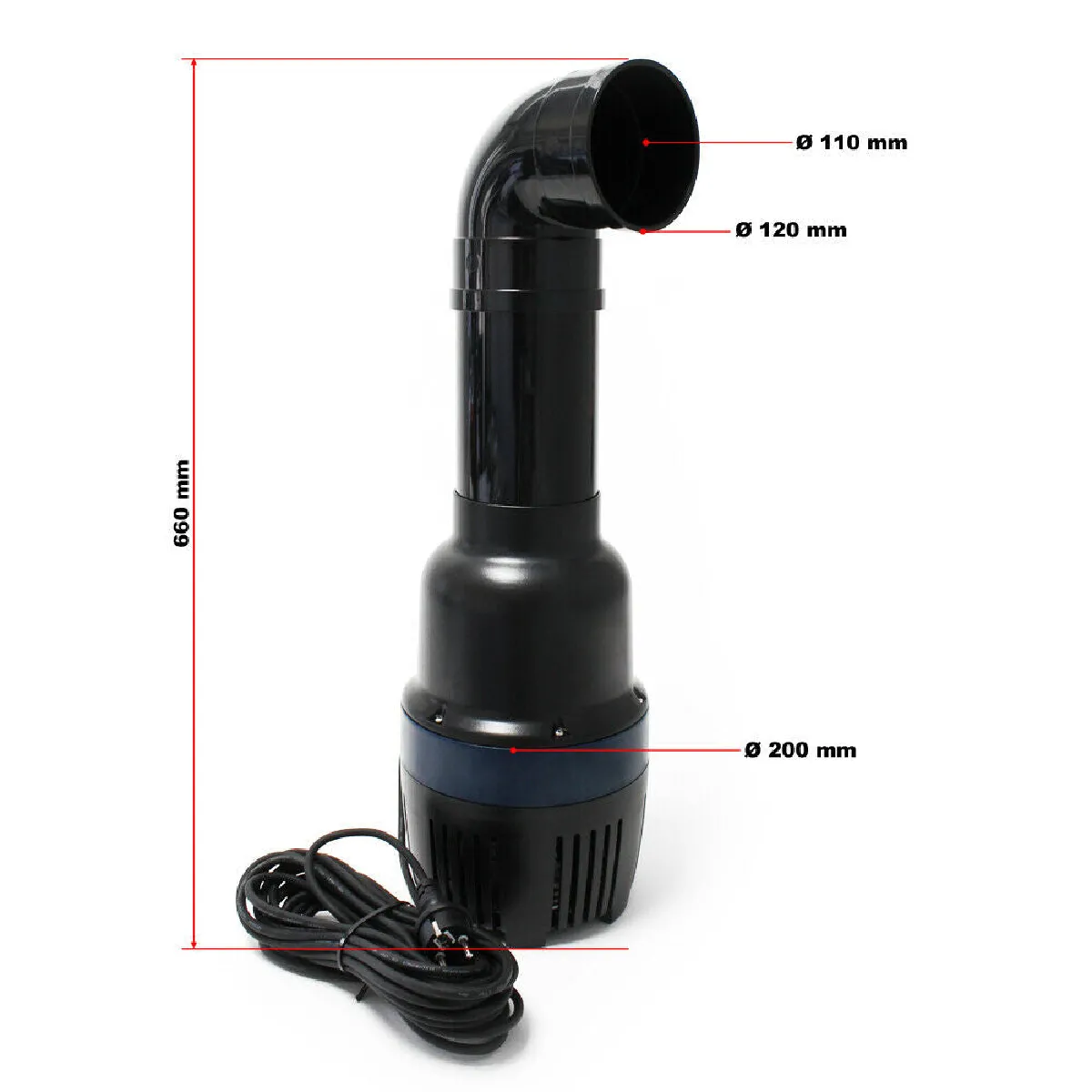 Helloshop26 Pompe de bassin - 26000 l/h
