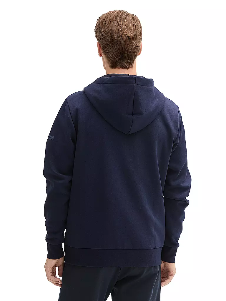 TOM TAILOR Sweatjacke dunkelblau