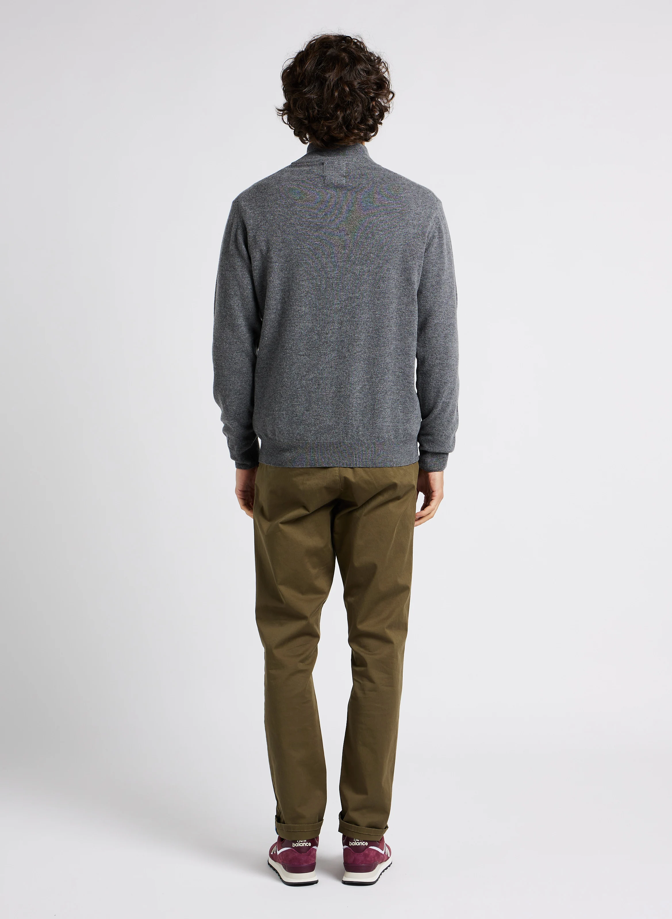 Polo en coton droit | Bleu