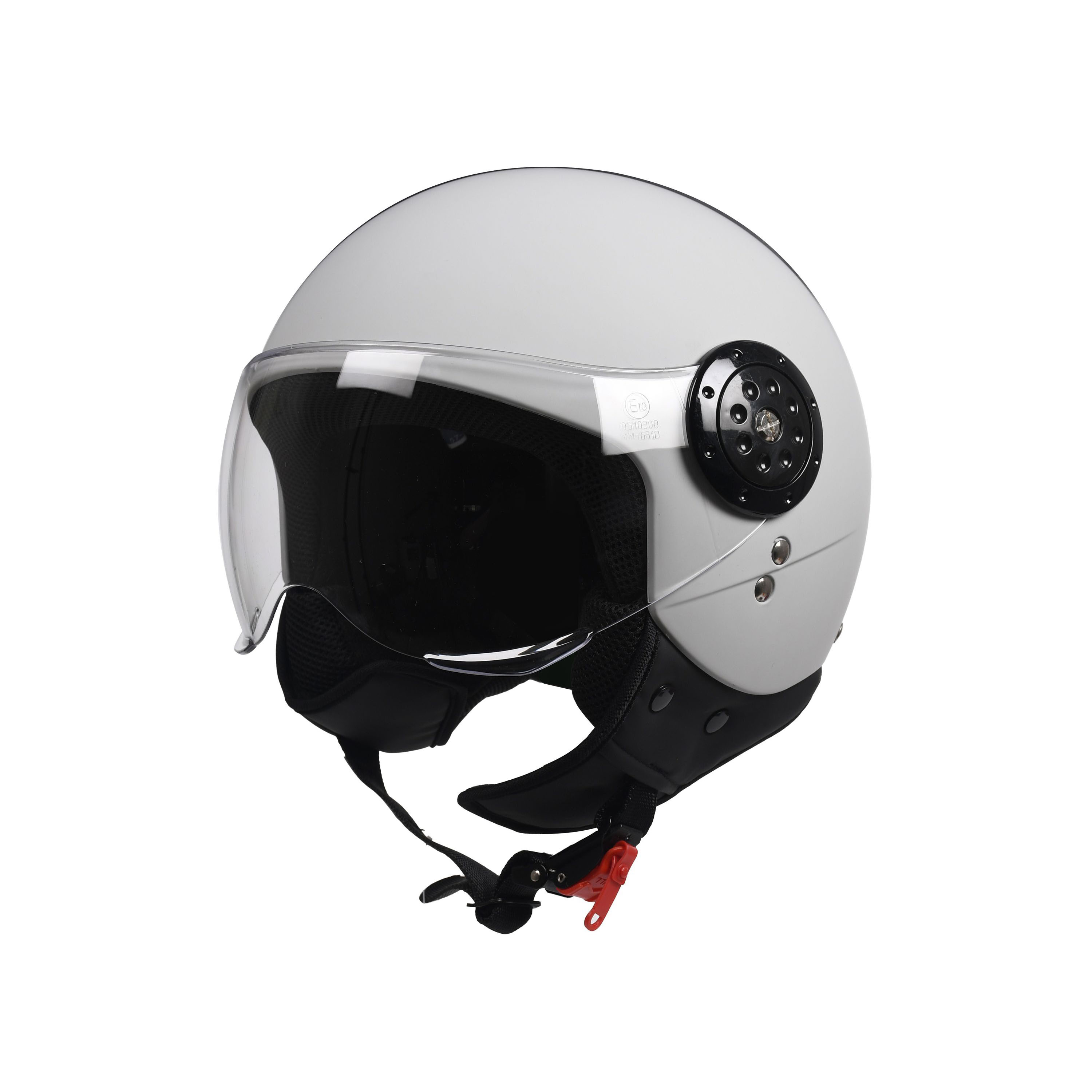 Motorrad Jethelm grau matt Grösse 59/60