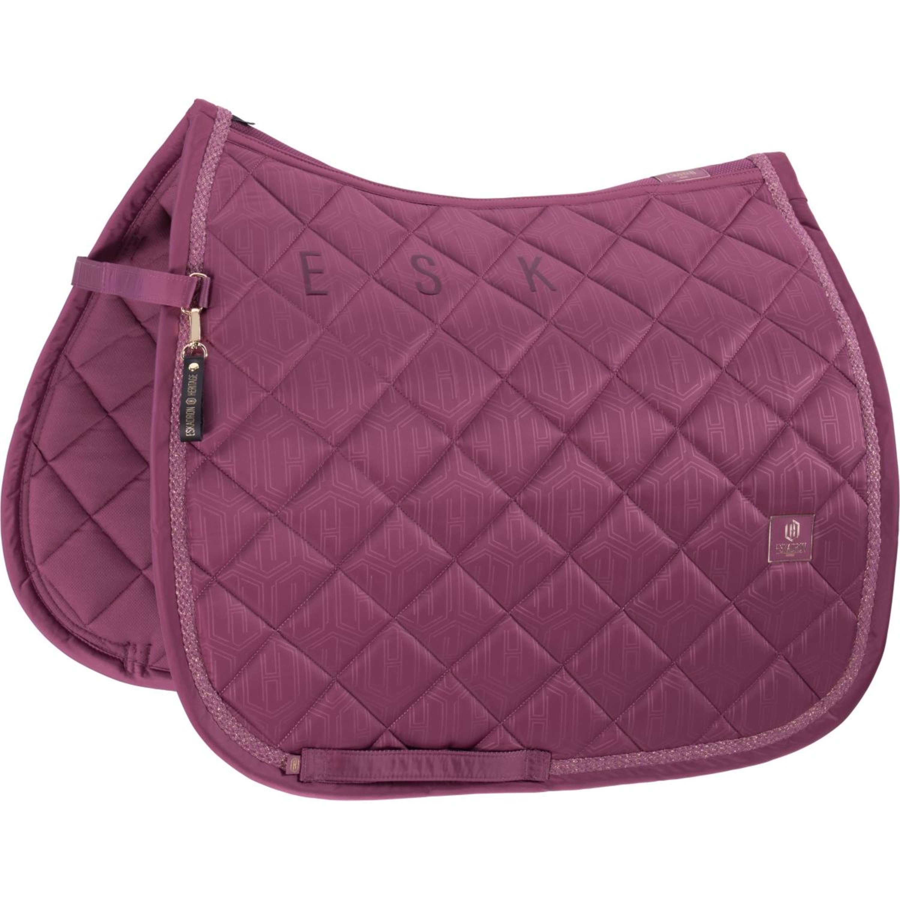 Eskadron Zadeldekje Heritage Glossy Dressuur Wildberry