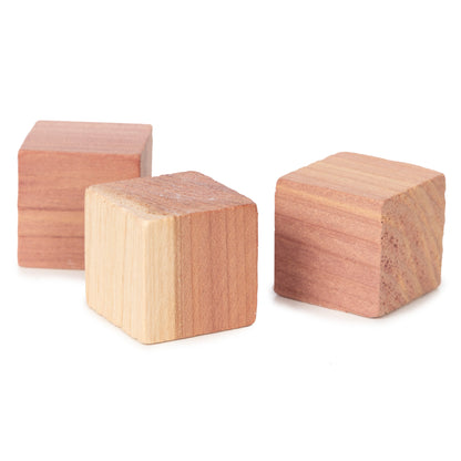 Lot de 16 cubes antimites en cèdre naturel Oregon