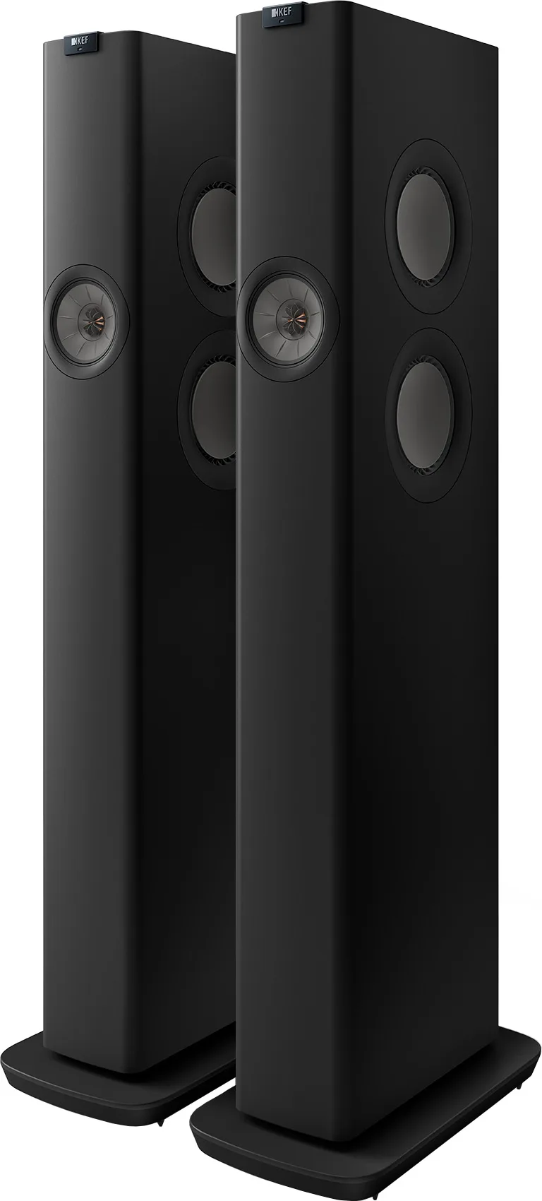 KEF LS60 Wireless Noir Carbon Enceintes sans fil hi-fi
