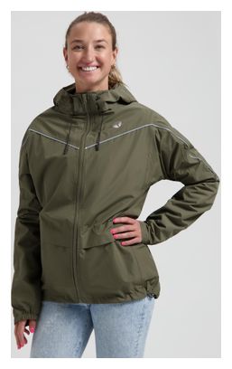 Veste de pluie - Femme et Homme - Vert - Rogelli Commuter Essential