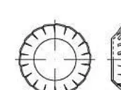 TOOLCRAFT 138489 Stjernefjederskive Indvendig diameter: 4.3 mm DIN 6798 Fjederstål Galvaniseret 250 stk