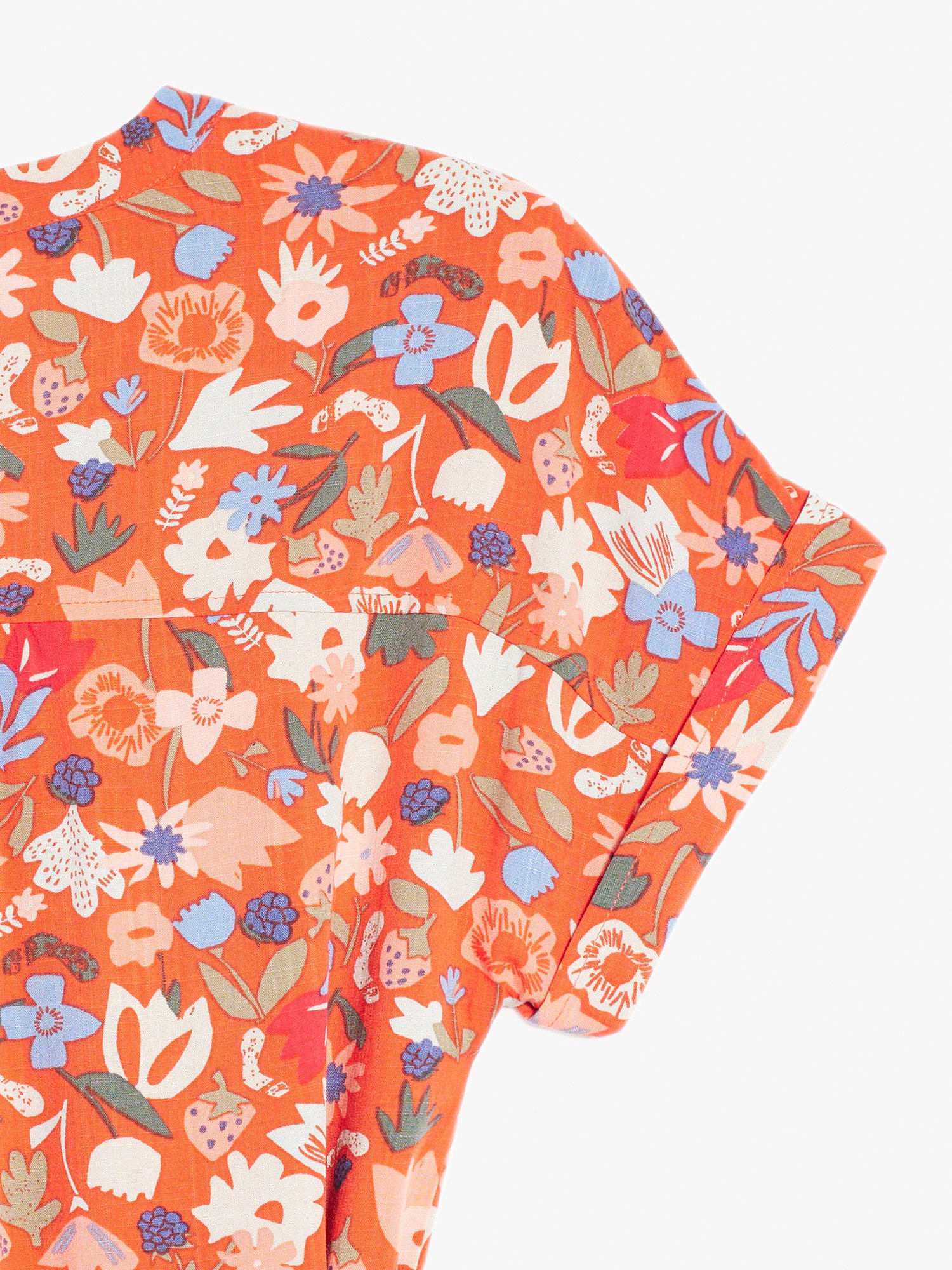 Robe Femme A Fleurs Rouge