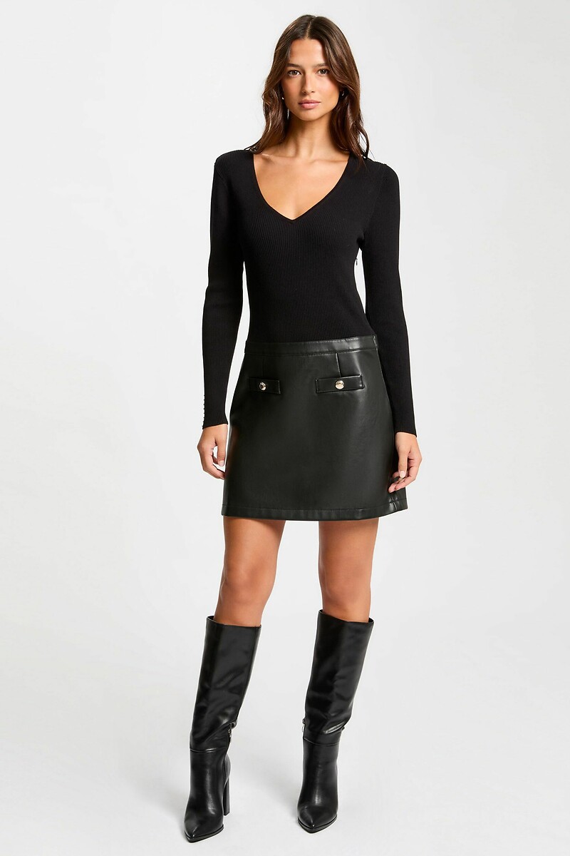 MORGAN<br>Vestido curto e justo 2 em 1