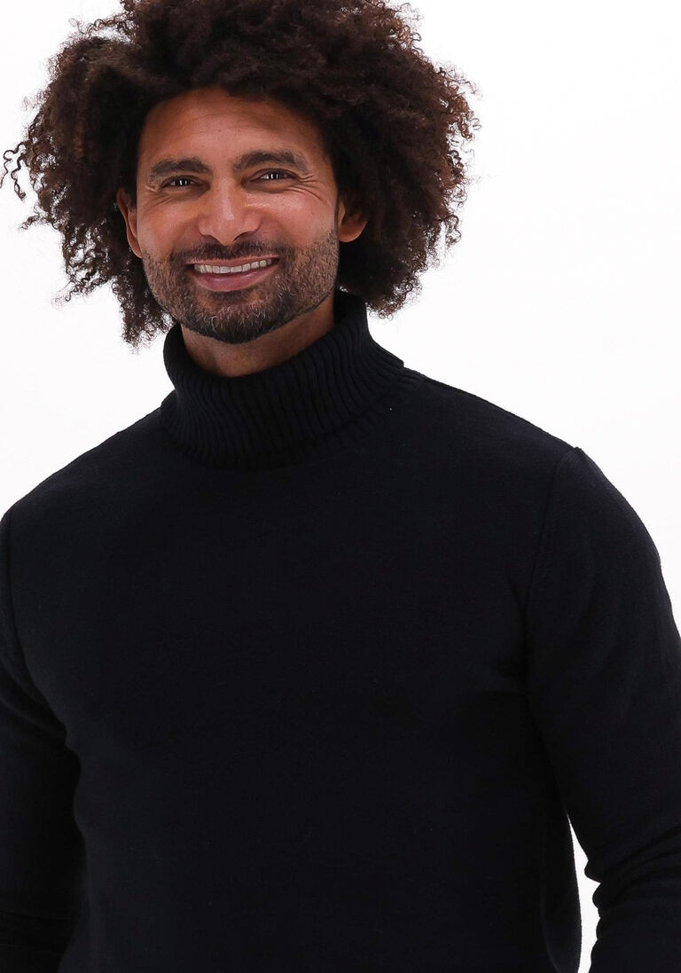 SELECTED HOMME zwarte selected homme coltrui axel ls knit roll neck