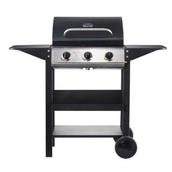 Muvip Barbeque a Gás 3 Bocas 1209X586X1076MM