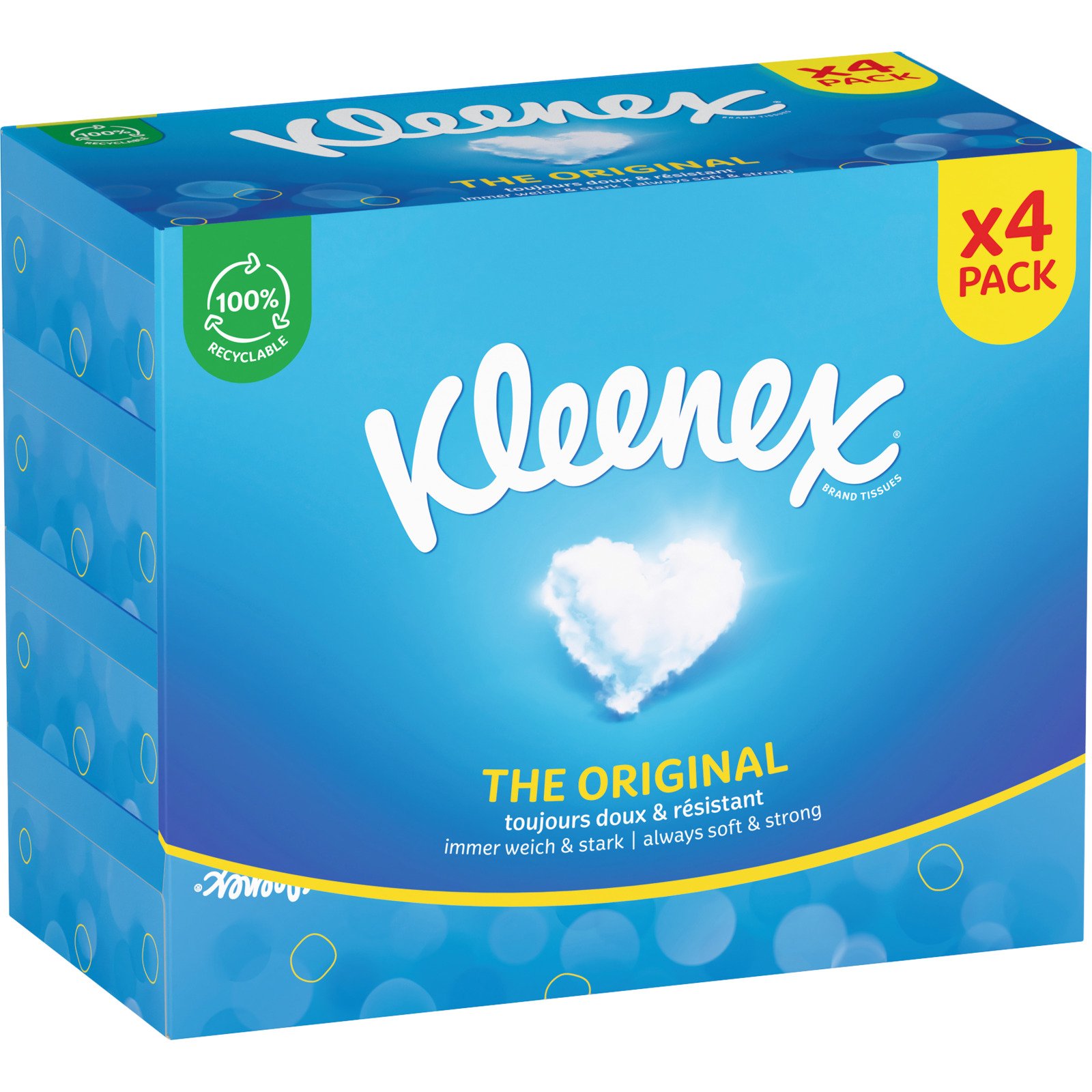 Kleenex Kosmetiktücher 4 x 72 Tücher