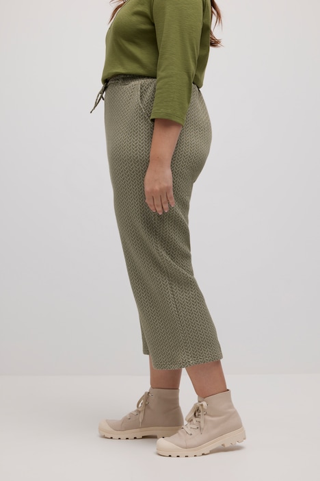 Culotte, weites Bein, Komfortbund, Biobaumwolle