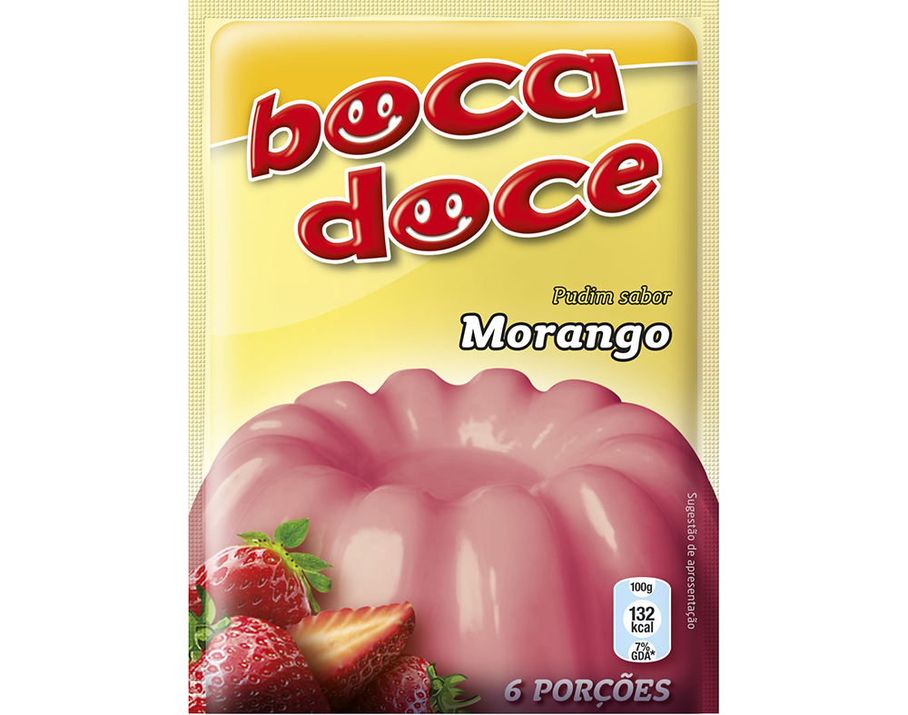 PUDIM BOCA DOCE MORANGO 22G