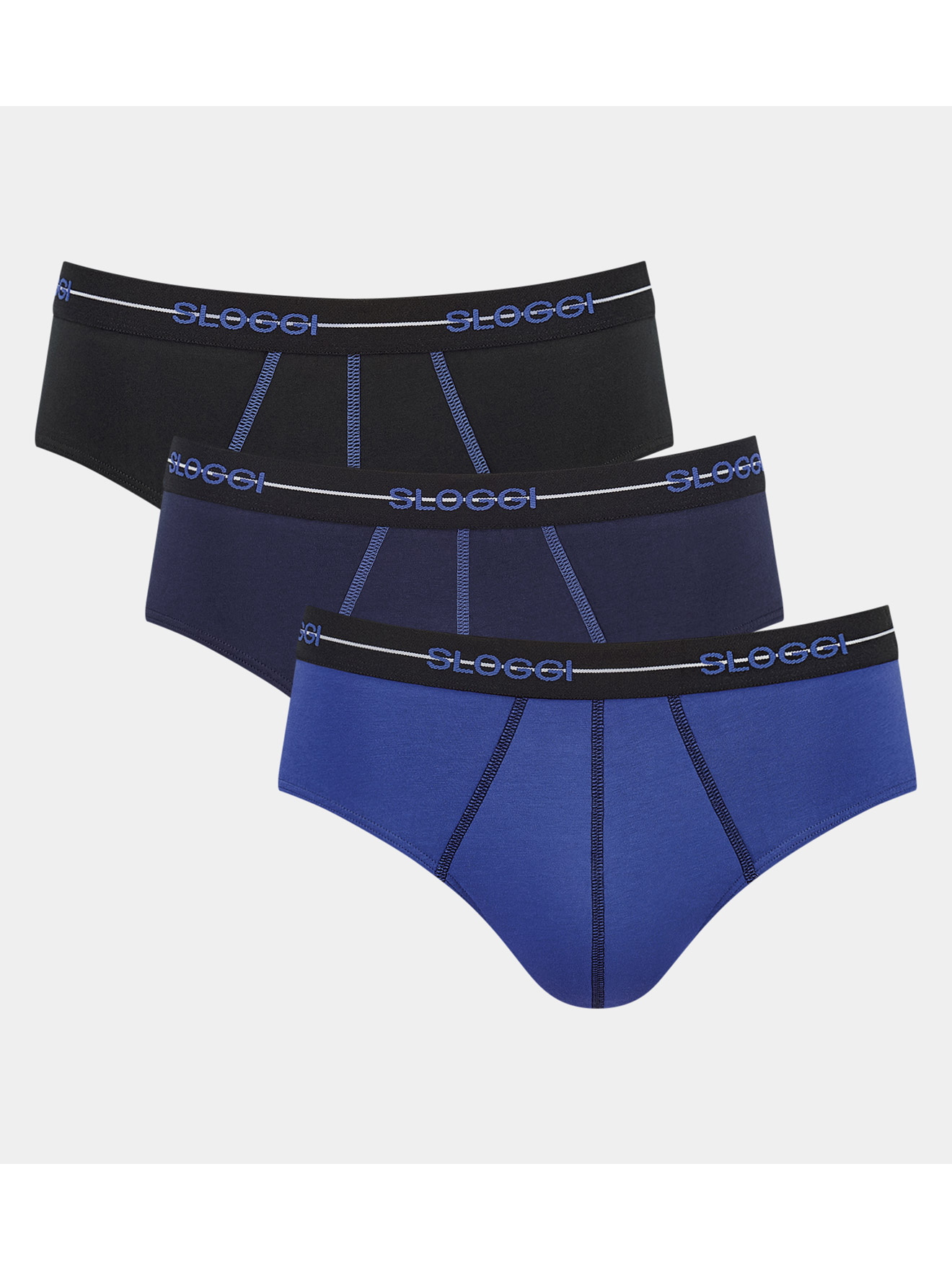 Lot de 3 slips midi Start Midi