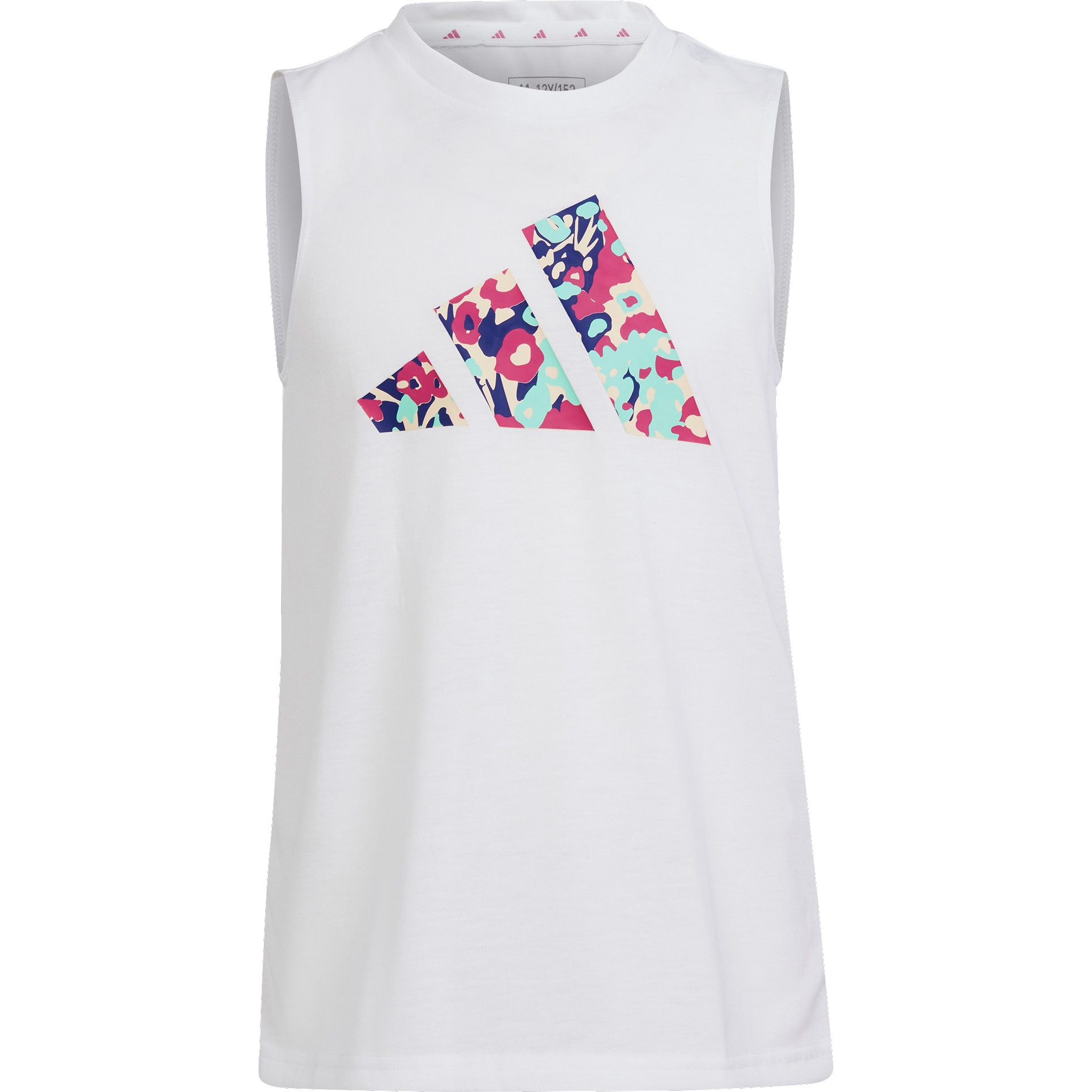 adidas Train Essentials Seasonal Aeroready Logo Tanktop Mädchen white