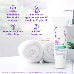 Multi-Gyn Bacteriële Vaginose ActiGel 2IN1 50ML