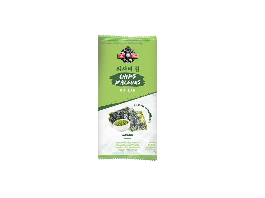 CHIPS DE ALGA MR. MIN SABOR WASABI 4G
