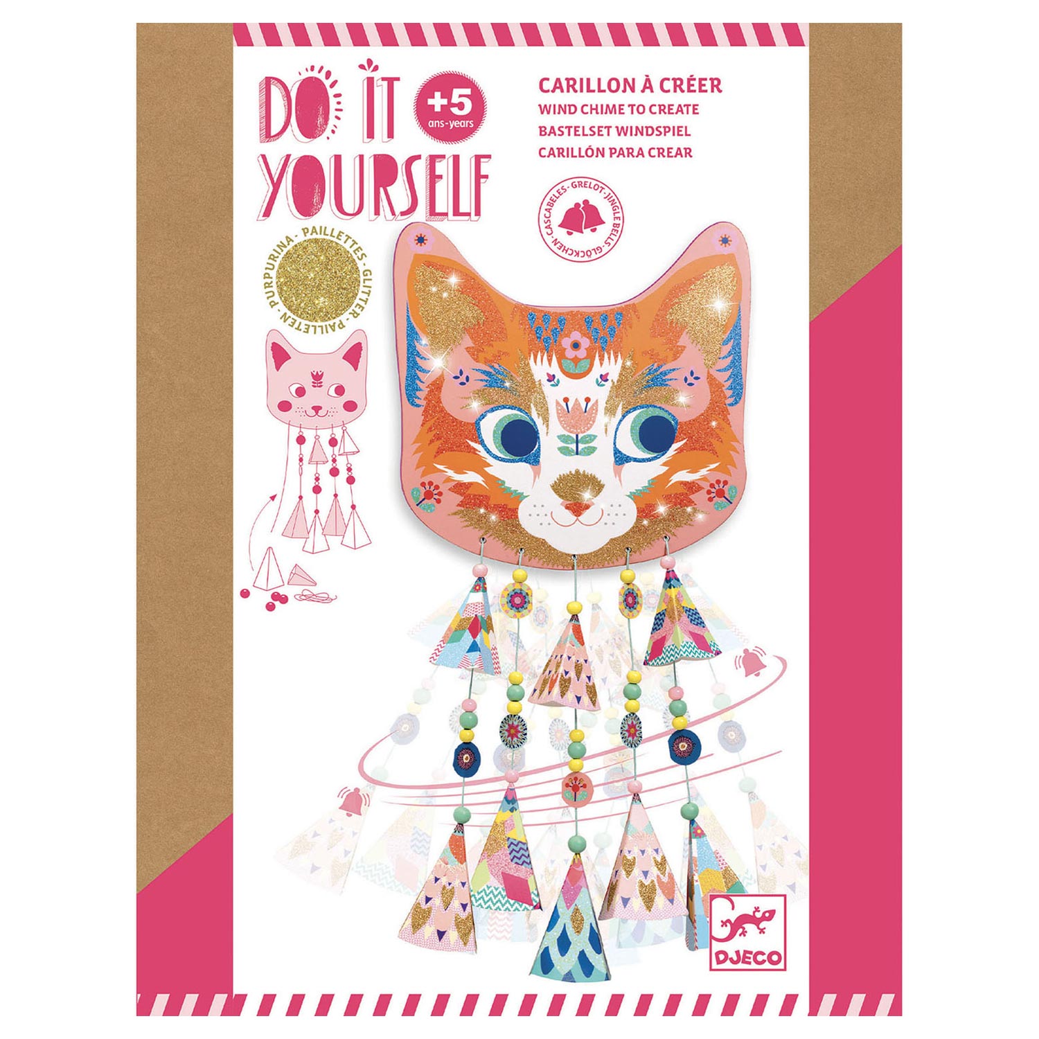 Djeco DIY Windchime Kat