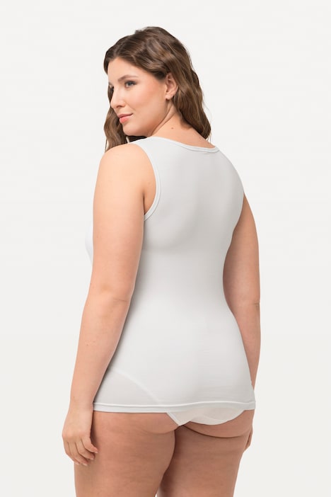 Bodyforming-Unterhemd, breite Träger, Rundhals