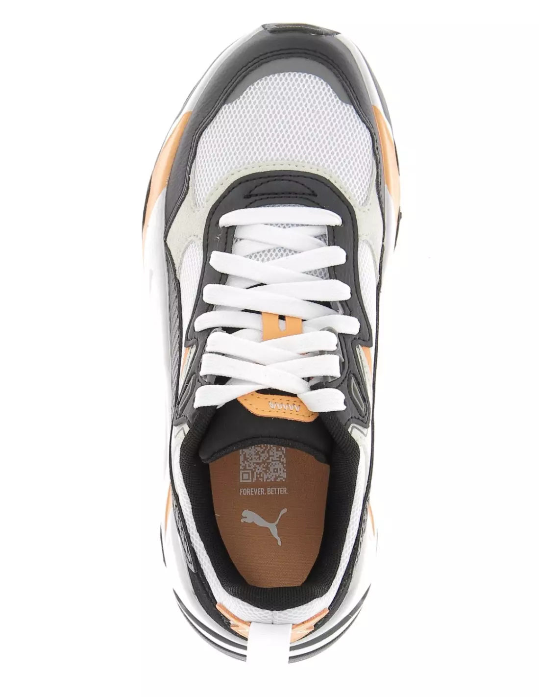 PUMA TRINITY JR - Baskets Noirorange