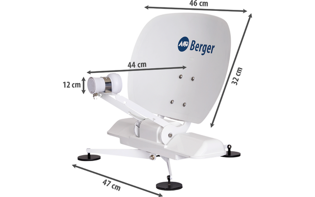 Berger Pathfinder 2.0 faltbare vollautomatische Sat-Anlage
