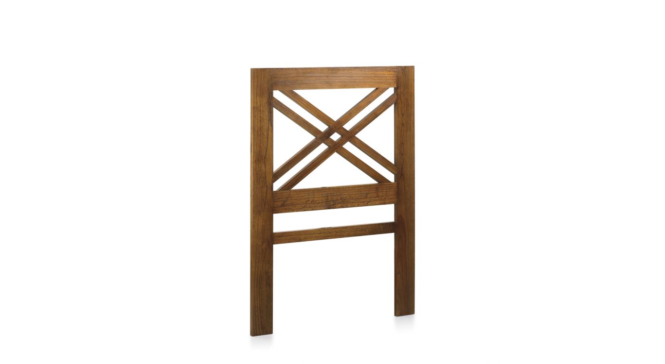 Tête de lit bois marron 100x3x140cm
