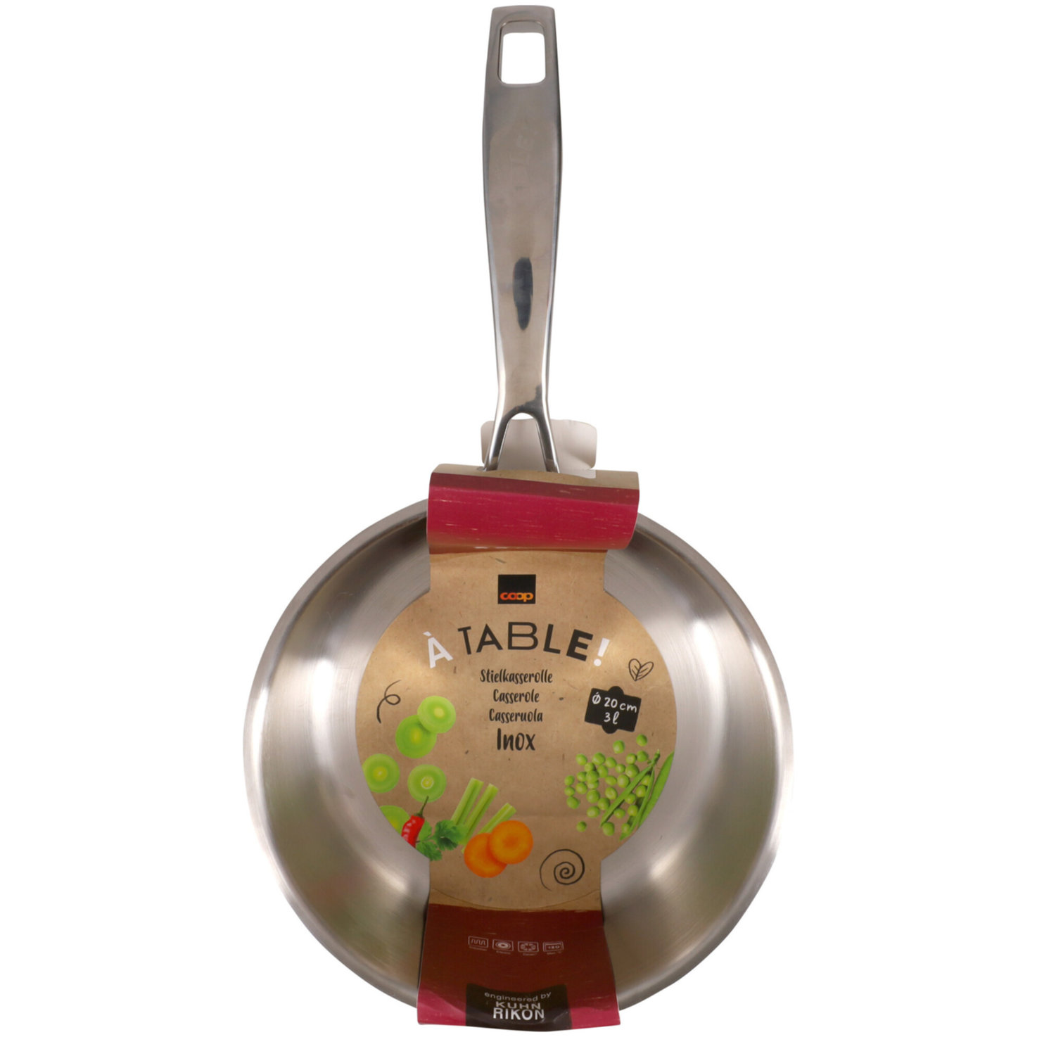 À Table! Stielkasserolle Inox 20cm 3L