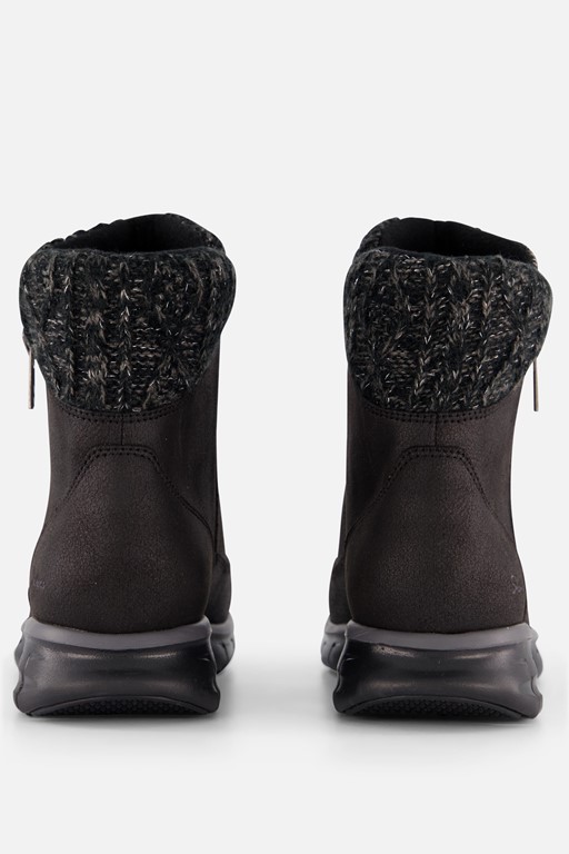 Skechers Synergy Zip Enkellaarsjes zwart