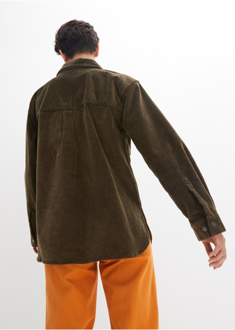 Shaket en velours côtelé, oversized