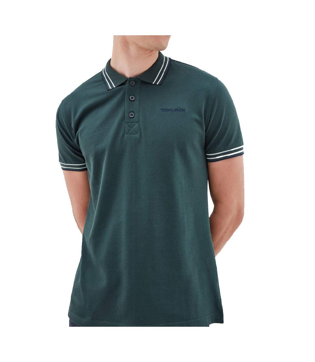 Polo vert homme Teddy Smith Pasian 47A