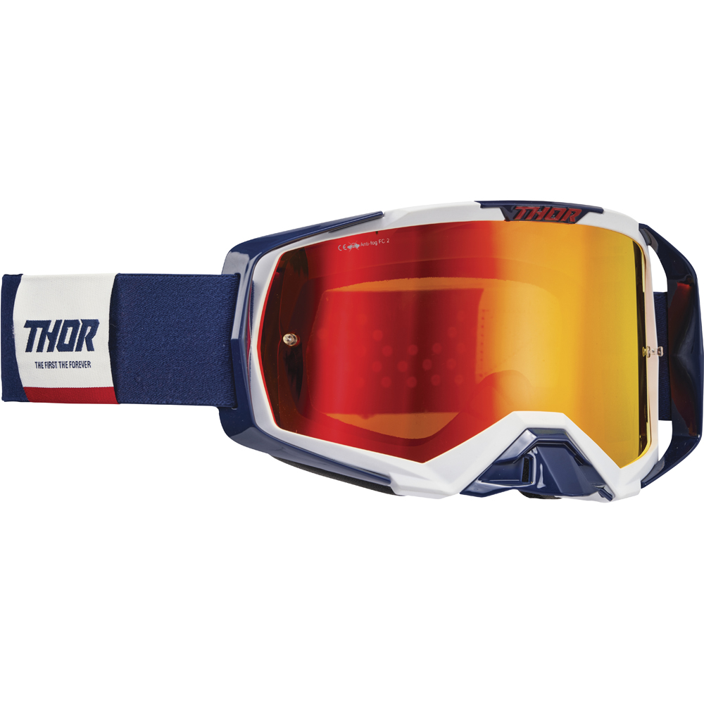 Thor Motocross - Masque Activate - Ecran iridium Navy / Blanc