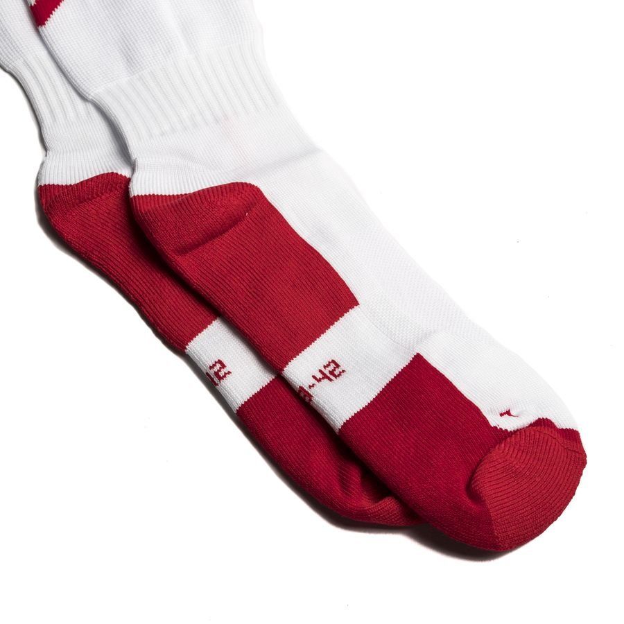 Hummel Chaussettes de Football Element - Blanc/Rouge