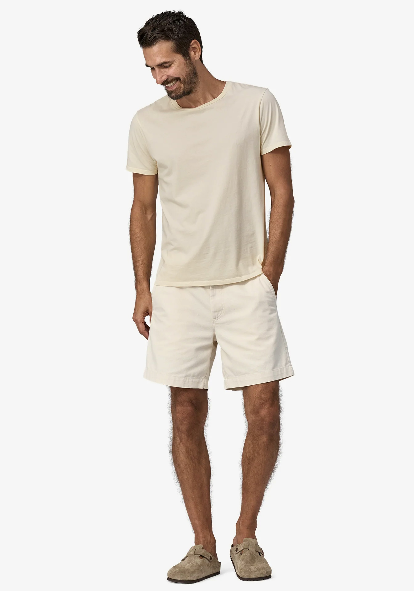 Patagonia T-Shirt Daily Tee Unisex Birch White